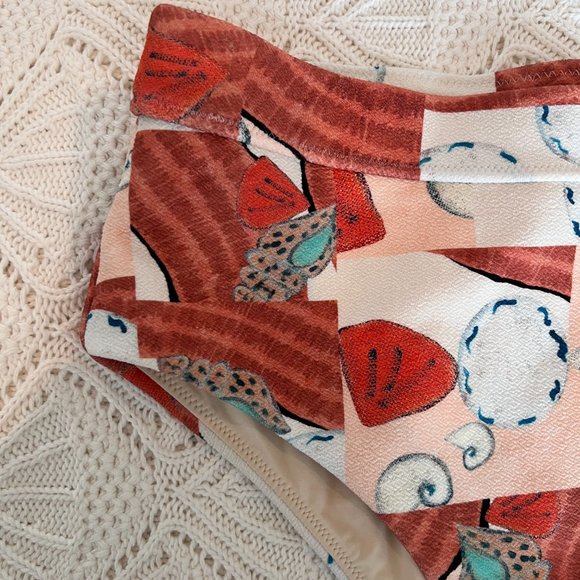 Elce Swim Reverie High Waisted Bikini Bottom Size Medium - Picture 5 of 7